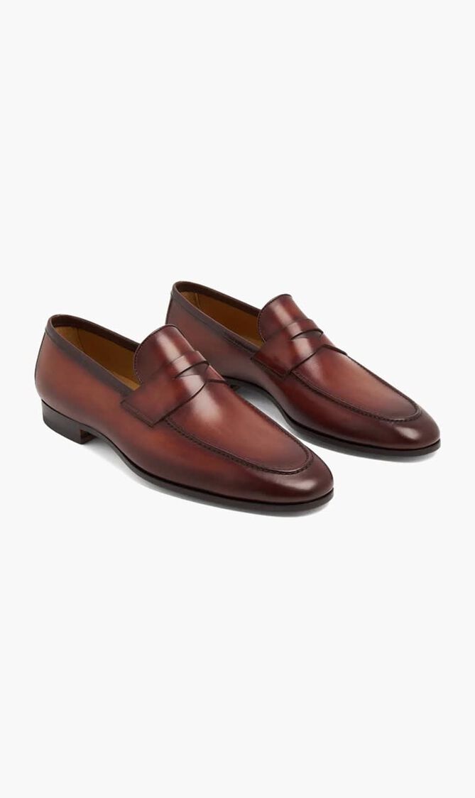 Leather loafers