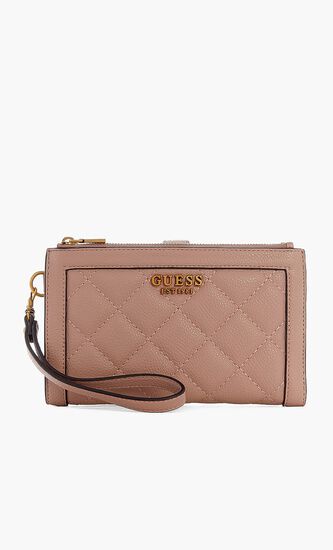Abey Quilted Long Zip Wallet
