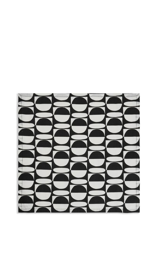 JNR VALLAURIS NAPKIN - SET OF 4 - BLACKWHITE