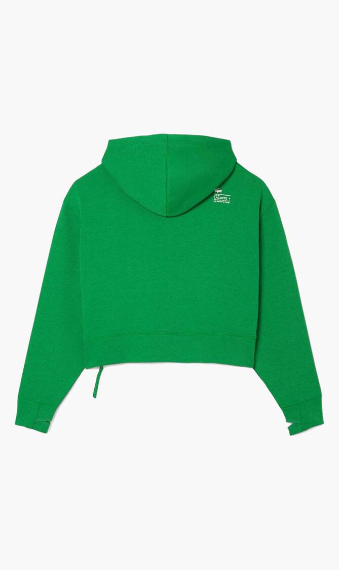 Short Cut Cotton Hoodie
