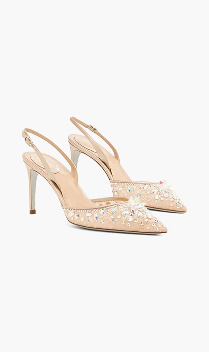 Cinderella Nude Slingback 80mm