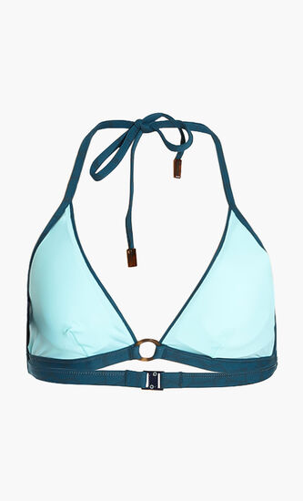 Flechett Turtle Shell Halter Bikini Top