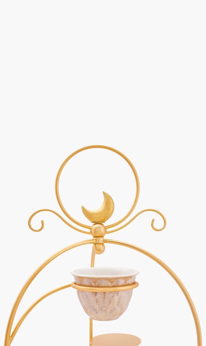 Peacock Extravaganza Pastry Stand & Coffee Cup Holder