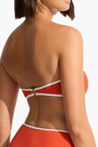 Beach Bound Ring Front Bandeau Top