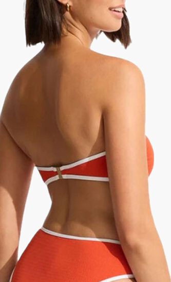 Beach Bound Ring Front Bandeau Top