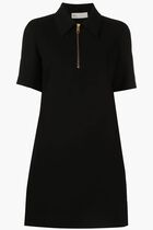 Crepe Polo Dress