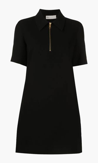 Crepe Polo Dress