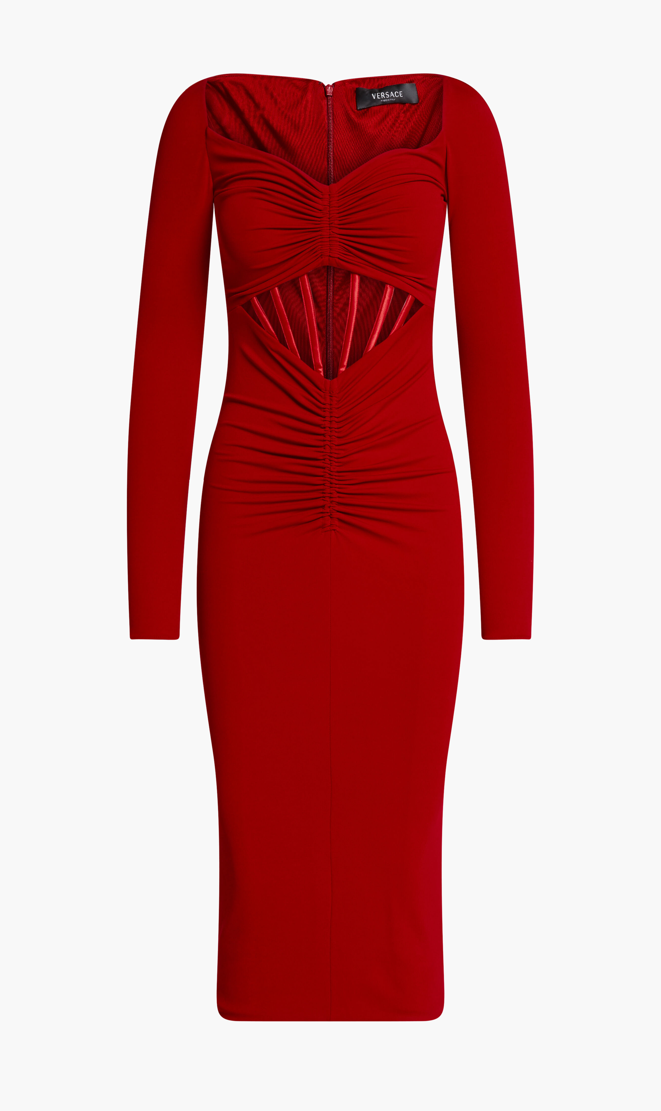Buy VERSACE DRESS GIGI MIDI LS CORSET JERSEY SOLID for SAR 2348.50 The Deal Outlet