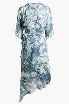3 QTR SLV ENSLEY WRAP DRESS