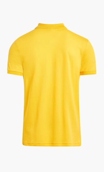 SHORT SLEEVED RIBBED COLLAR SHIRT