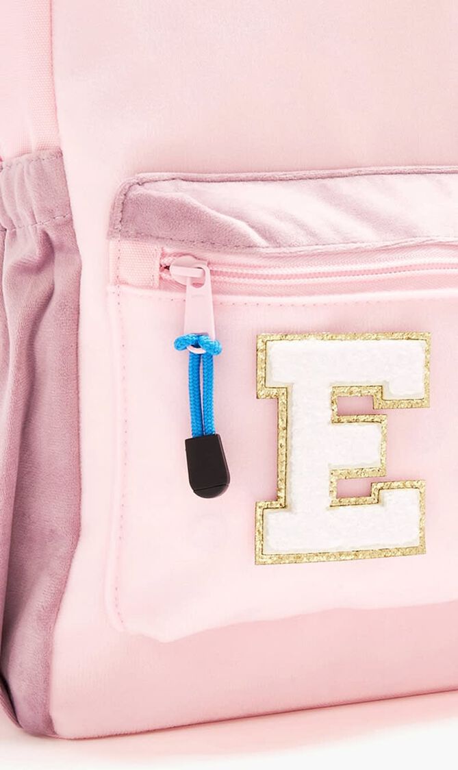 Chenille Sparkle Letter 'E' patch