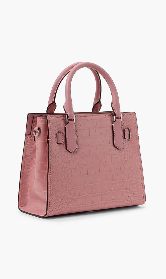 Textured Leather Crossbody Bag