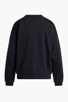CREW SWEAT W REVERSE FABRIC SIDE PANELS