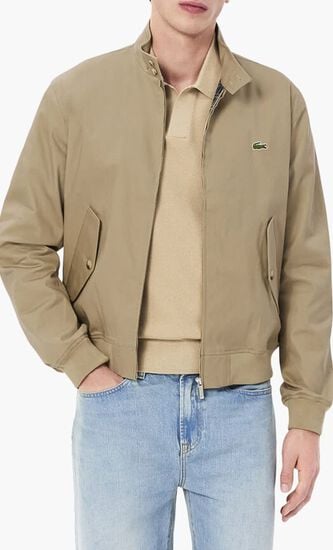 Water Repellent Twill Harrington Jacket
