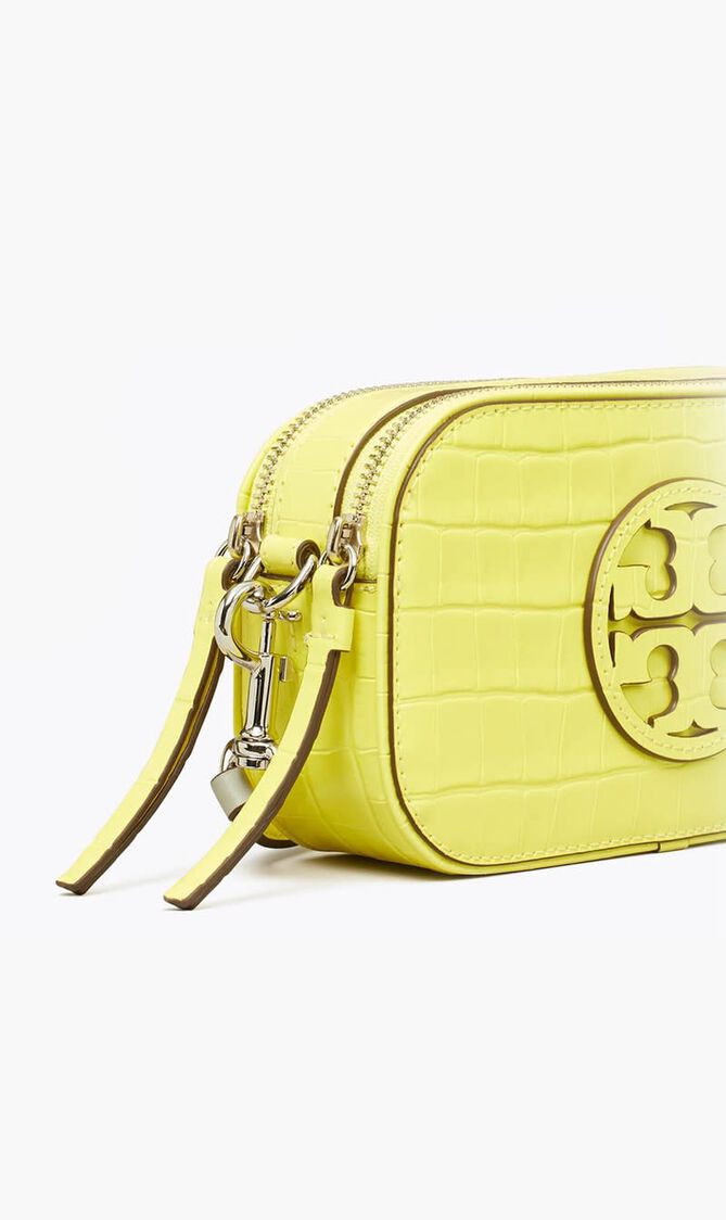 Mini Miller Croc-embossed Crossbody Bag