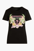 Short Sleeve Floral Triangle T-shirt