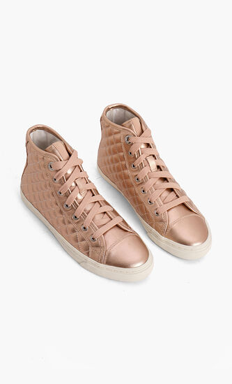New Club Quilted High-Top Sneakers