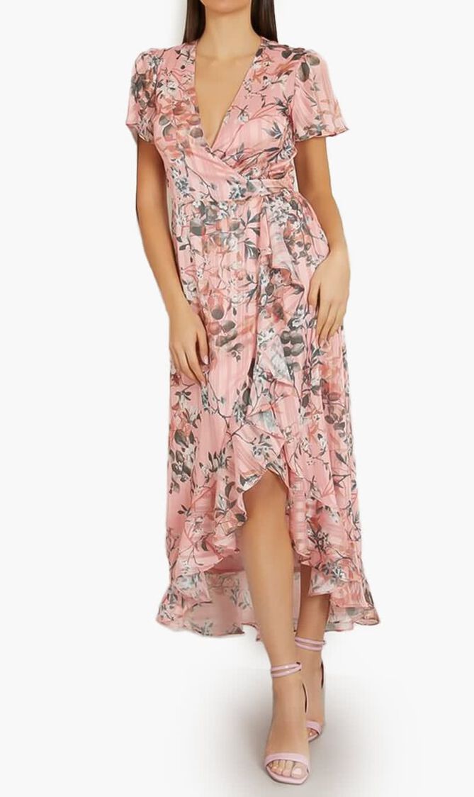 Floral Print Long Dress