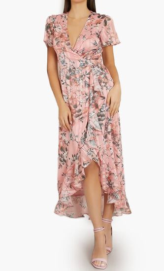 Floral Print Long Dress