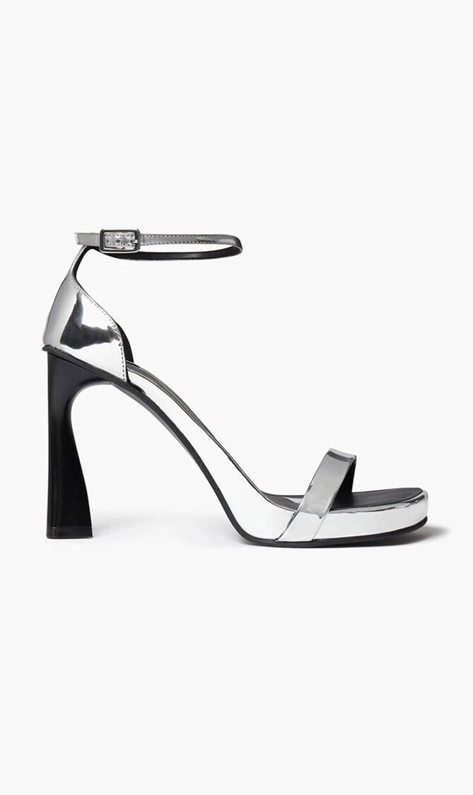 Elsa Mirrored Heeled Sandals