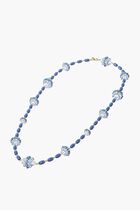 Somnia Necklace, Blue, Extra Long, Gold-Tone Plated