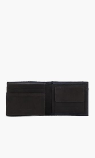 Metal Logo Bi-Fold Wallet