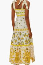 Sicily Richelieu Midi Tiered Dress