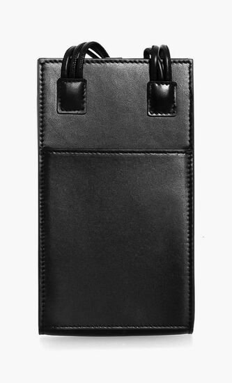 TANGLE PHONE CASE SOFT CALF WNAPPA LINING SATIN PALLADIUM