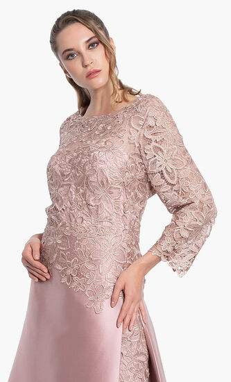 Lace Top Gown