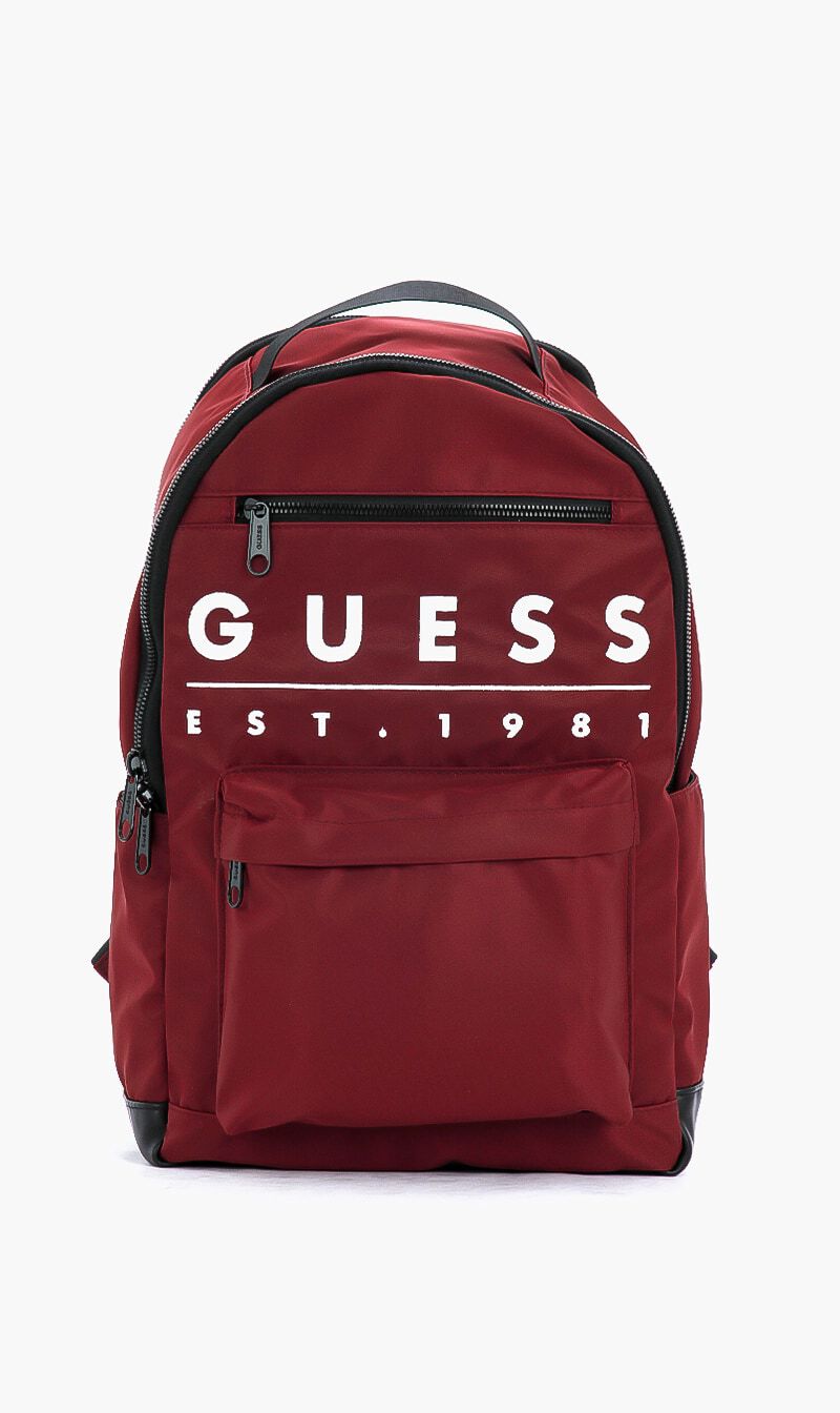 Guess classic logo backpack discount
