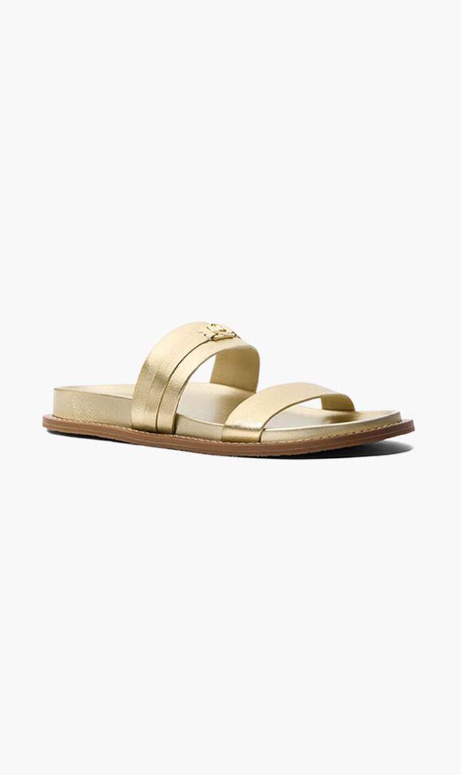 Mandy Metallic Leather Sandals