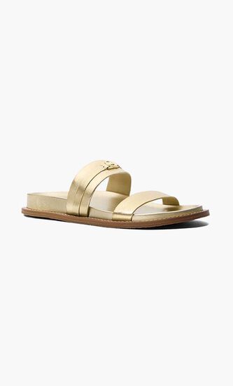 Mandy Metallic Leather Sandals
