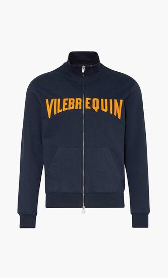 ROUX SWEAT CR24 FZ VBQ VELVET BLEU MARINE