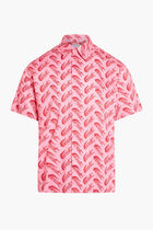 Short Sleeve Vintage Print Shirt