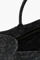 LARGE TOTE EMBROIDERY JACQUARD BAROCCO+CALF