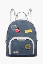 Jaycee Medium Embellished Denim Backpack