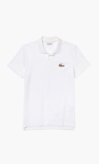 Ribbed Collar Polo