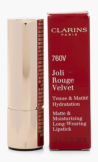 Joli Rouge Velvet Matte Finish Lipstick, 760V Pink Cranberry