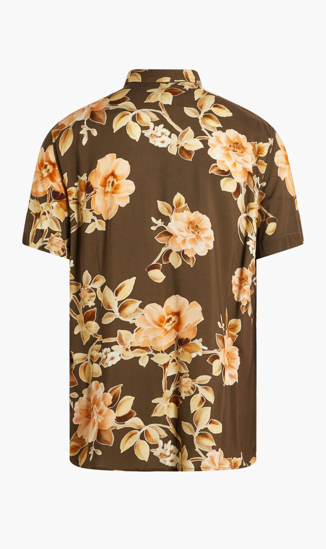 SS ECO RAYON GRSLND FLRL SHIRT