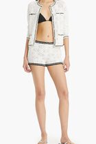 KENDRA LOGO LACE CARDIGAN