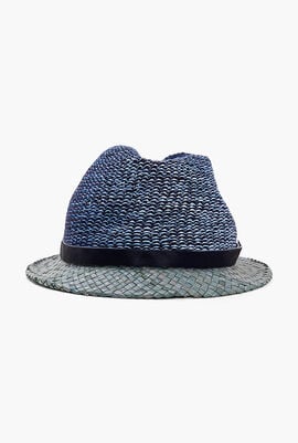 Woven Fedora Hat