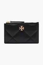 Kira Diamond Quilt Zip Card Case