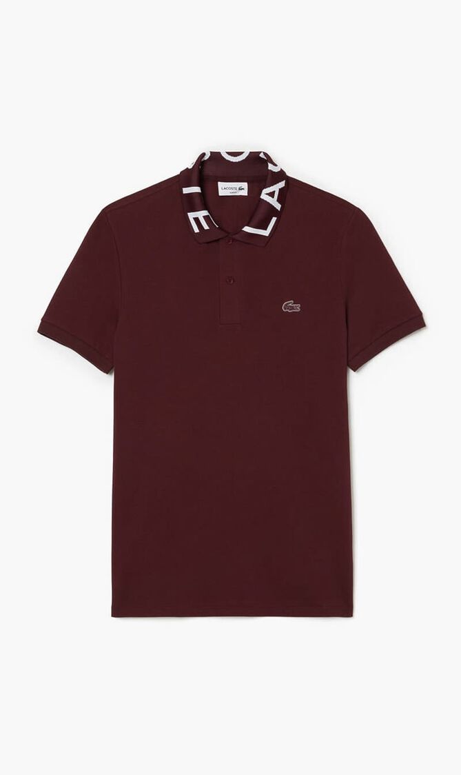 Movement Jacquard Collar Polo