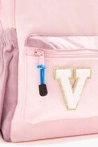 Chenille Sparkle Letter 'V' patch
