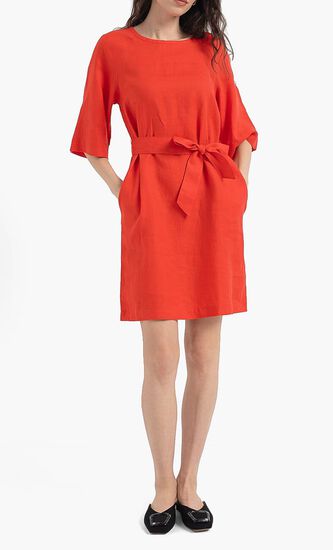 Linen Short Dress