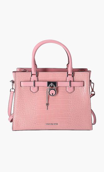 Textured Leather Tote BAg