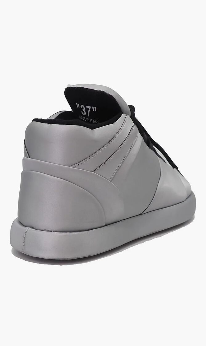 Bump Sneaker Home Syn Leather Silver Bla
