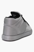 Bump Sneaker Home Syn Leather Silver Bla
