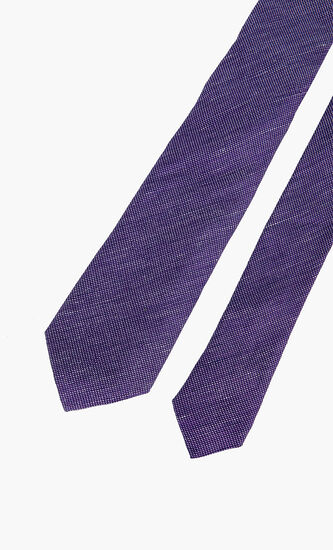 Plain Linen 7cm Tie