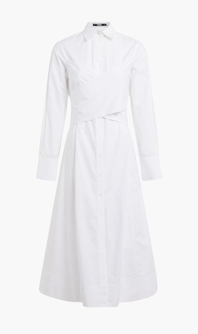 POPLIN SHIRT DRESS